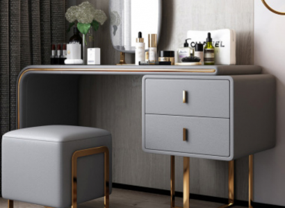 Classic vanity. Mirror luxury console chest of drawers bedroom